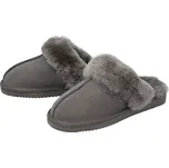 SANSIBAR Dámské pantofle z jehněčí kůže (šedá, 38)