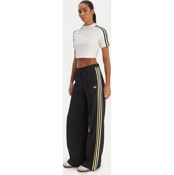 Dámské oblečení adidas Kalhoty z materiálu Sport Tailored KD2963 Černá Wide Leg 42