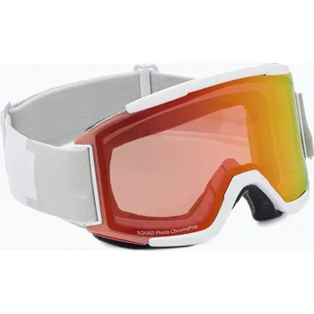 Lyžařské brýle Smith Squad white vapor/chromapop photochromic red mirror M00668