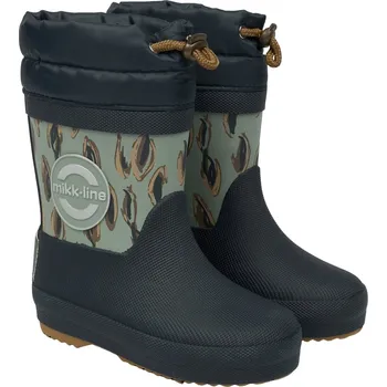 Dívčí holínky Mikk-Line Mikk - Line holínky s vlněnou podšívkou 38090 Blue Nights Velikost: 30