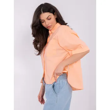 Dámská halenka Halenka D70089M11339A broskvová L