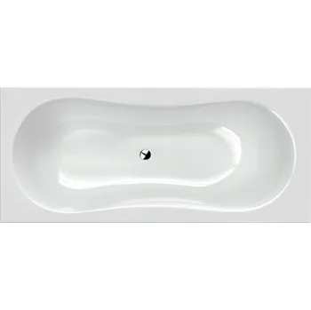 Vana Obdélníková akrylátová vana Essente PrimaLinie, odtok uprostřed, 180 x 80 cm