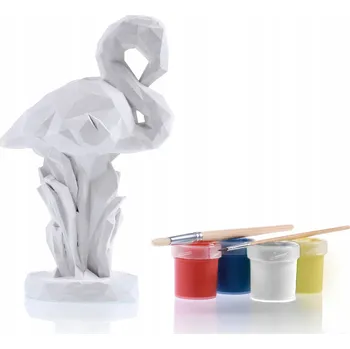 omalovánky 3D Omalovánka Plameňák Low Poly