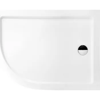 Besco Saturn asymetrická sprchová vanička Orientace: Levá, Rozměr vaničky: 120x90cm, BAS-120-NL