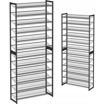 Botník SONGMICS kov Černá