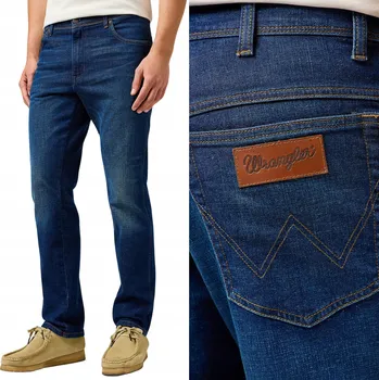 Dámské spodní prádlo Wrangler Texas 821 Authentic Straight Blue Abyss W31 L32 112364456