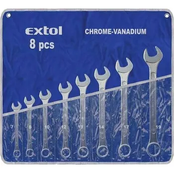 Klíč Očkoplochý klíč CrV Extol Premium-sada 8ks