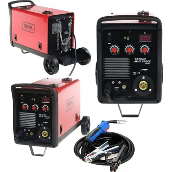 Svářečka Invertorová svářečka Ideal TECNO MIG 200/2 MMA 30-200 A 230/400 V 6,2 kVA