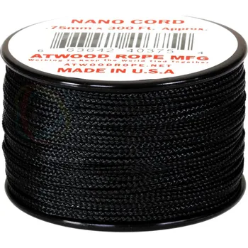 Vybavení pro přežití ARM 36 NANOCORD 0,75mm. 300' Černá NS01-BLACK