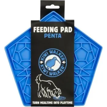 Hračka pro psa Lízací podložka KIWI WALKER Penta Maxi modrá 23x22cm