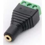 LaskaKit_cz Adaptér jack 3.5mm na svorkovnici, female