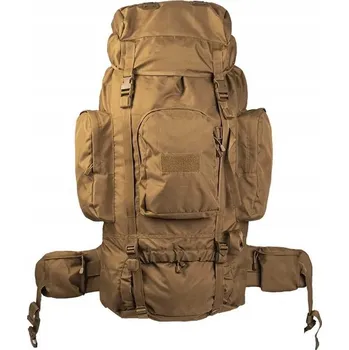 turistický batoh Vojenský Batoh Mil-Tec RECOM 88l, nad 80 l, hnědý