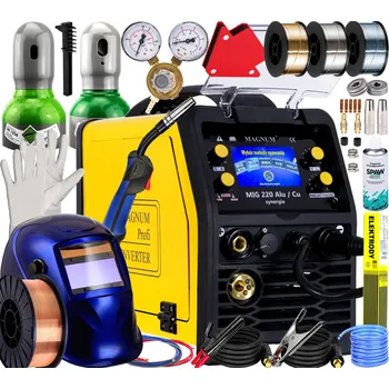 Svářečka Svářečka MIG/MAG, MMA, TIG Magnum 40-200 A 230 V