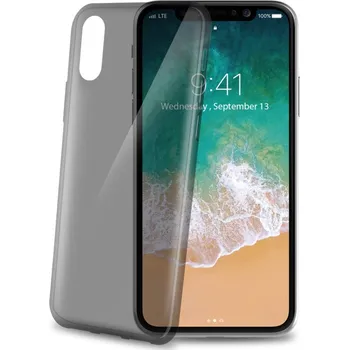 Pouzdro na mobilní telefon Silikonové pouzdro CELLY Ultrathin pro Apple iPhone X, černé