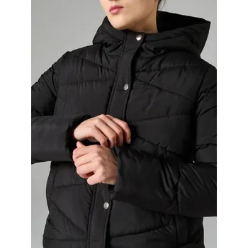 Sinsay - Prošívaná puffer bunda s kapucí - černá - 565FH-99X - 565FH-99X-L