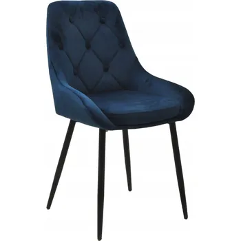 Jídelní židle Židle Platan Sofa sametová modrá 1 ks