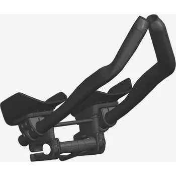 Sport VAN RYSEL Sada karbonových nástavců RCR-F ČERNÁ