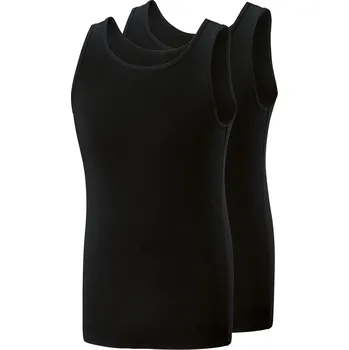 Pánské tílko PARKSIDE® Pánské tílko, 2 kusy (černá, 6/L)