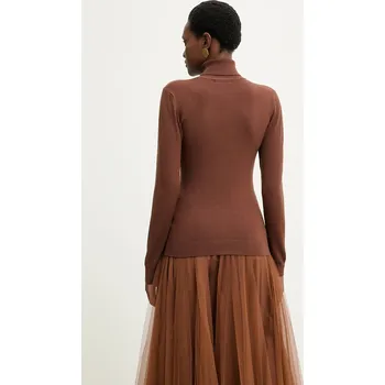 Dámský svetr Kašmírový svetr Answear.LAB wf2408.1.FKK hnědá 88X, vel. M