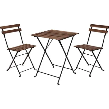 Zahradní stůl Dřevěný zahradní stolek se židlemi