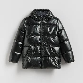 Reserved - Prošívaná metalická bunda - tmavě šedá - 231EX-90X - 231EX-90X-164