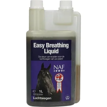 NAF Easy breathing pro koně liquid pro zklidnění dýchacích ces s dávkovačem 1 l