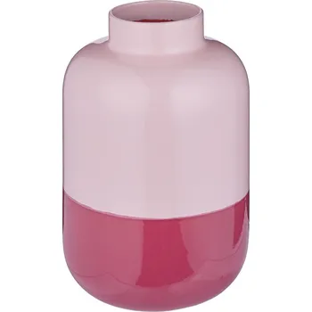 Váza Butlers TWO TONE Váza 35 cm - sv. růžová/tm. růžová