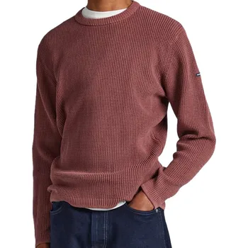 Pánský svetr Pepe Jeans svetr červený kulatý velikost S