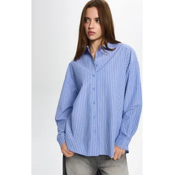 Dámské tričko Košile s dlouhým rukávem - S - House - proužky - 931GJ-ST1