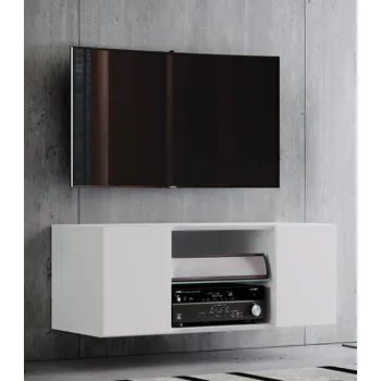 Obývací stěna VCM Nástěnná skříňka Jusa 95, bílá 760472