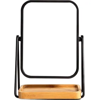 Zrcadlo Stojací zrcadlo černé Homla