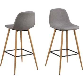 Barová stolička Wilma - Actona Šedá 46.6x101 cm