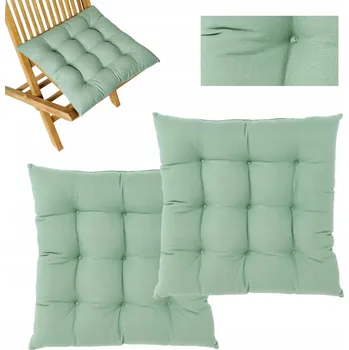 Polštář Polštář na židli AVA prošívaný, vhodný do domu i na zahradu, 2 kusy, 40 x 40 cm