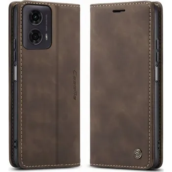 Pouzdro na mobilní telefon Flipové pouzdro MBM pro Motorola Moto G34, hnědé