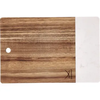 Kuchyňské prkénko SANSIBAR Dřevěné prkénko (čtvercová/bílá)