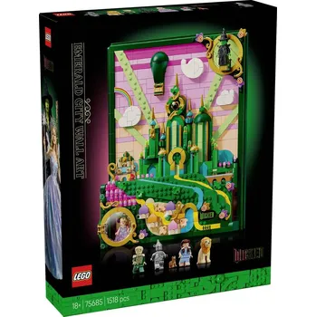 Stavebnice LEGO LEGO Wicked 75685 Emerald City Wall Art