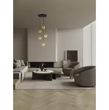 Moderní lustr Orenda 5 Zlatá