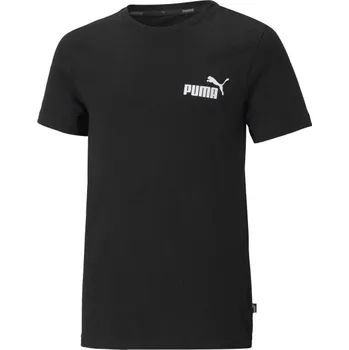 Dívčí tričko Dětské triko Puma ESSENTIALS SMALL LOGO TEE 140 Černá, Bílá