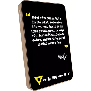 Powerbanka Picasee Powerbanka s MagSafe 5 000 mAh Zlatá - Kazma - MĚLI BYSTE SE DO TOHO PUSTIT