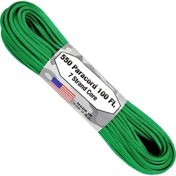 Vybavení pro přežití ARM 550 PARACORD 100' Zelená S06-ZELENÁ