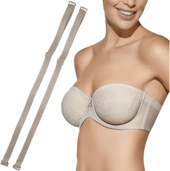 Podprsenka Selene podprsenka bandeau (bez ramínek) béžová velikost 70D