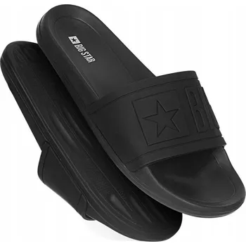 Pánské pantofle Pánské sportovní pánské pantofle k bazénu Big Star DD174690 černé, velikost 41