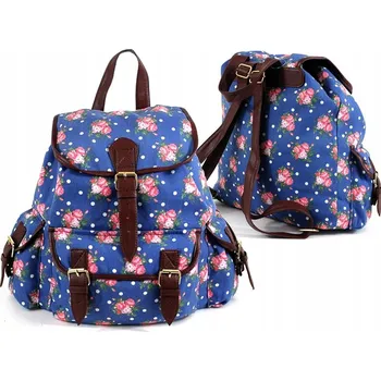 VELKÝ BATOH A4 kapsy VINTAGE RETRO BOHO