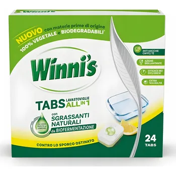 Přípravek do myčky Tablety do myčky Winni's 24 ks - Ekologické a účinné čištění