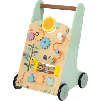 Dětské chodítko BusyKids Multifunkční dřevěné chodítko zelené