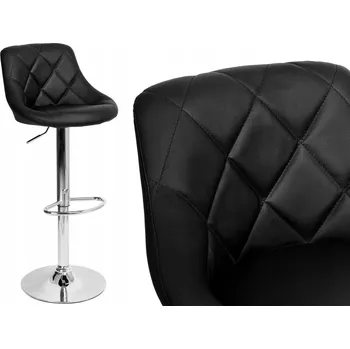 Barová židle Barová Židle eHokery černá 105 cm umělá kůže