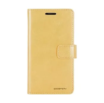 Pouzdro na mobilní telefon Mercury Blue Moon flipové pouzdro Apple iPhone X gold