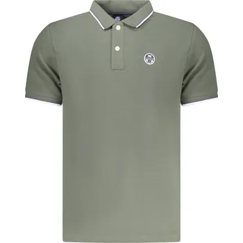 Pánské tričko Pánské polokošile s krátkým rukávem, zelené North Sails kaki 3514693