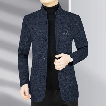 Pánské sako Best Fashion Pánské elegantní společenské sako na slavnost Velikost: L, Barva (Varianta): Tmavě modrá