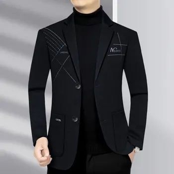 Pánské sako Best Fashion Pánské společenské sako elegantní štíhlý střih Velikost: S, Barva (Varianta): Černá